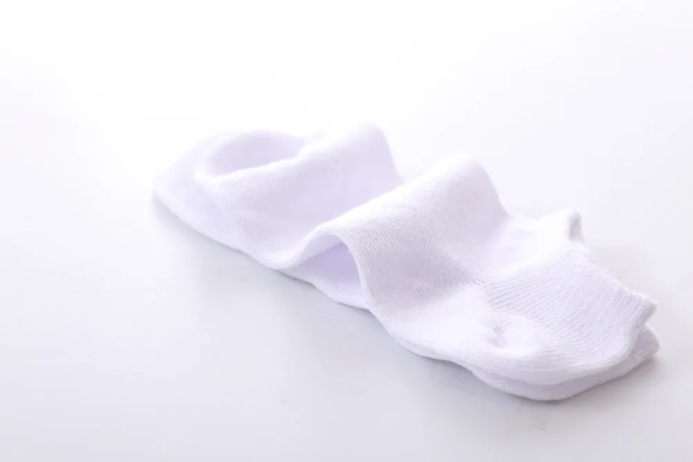 Носки для малышей, 5 пар/лот, белые носки для мальчиков и девочек, мягкие хлопковые носки с сеткой, детская лодка, носки для девочек, детские незаметные носки, Школьные носки