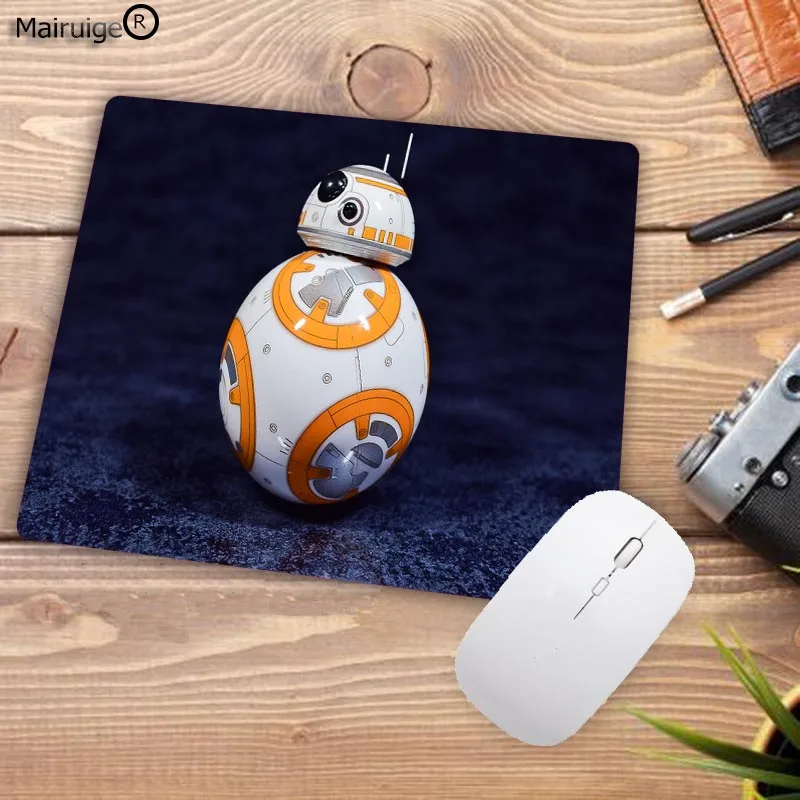 Mairuige высокого класса Звездные войны BB 8 фильм компьютерная игровая клавиатура Коврик для мыши коврики для украшения рабочего стола Нескользящий Резиновый Коврик