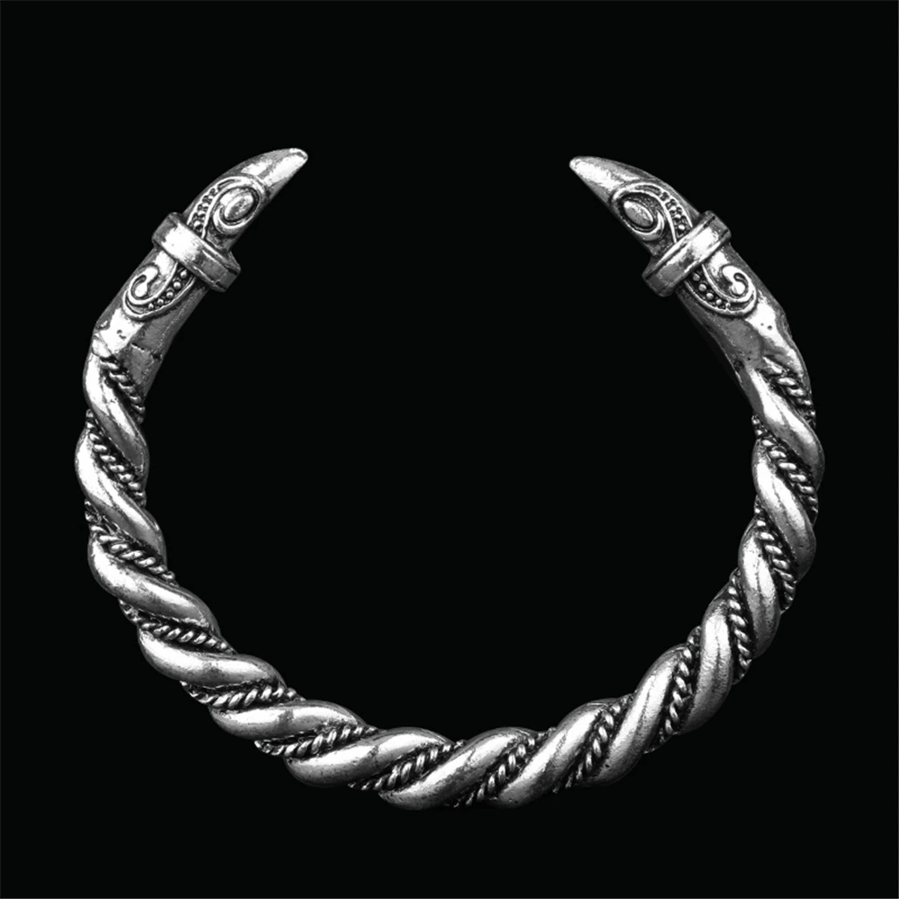 Vinkings Odin's Raven Crow Pagan Jewellery Tribal Viking Bracelet Mens Fashion 2018 Brasaletes Mujer Unice Spiritual Ethnic Bang