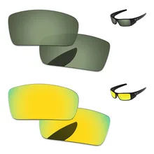 24 K золотой и зеленый черный 2 пары Поляризованные Сменные линзы для Gascan, солнцезащитные очки Рамка UVA и UVB Защита