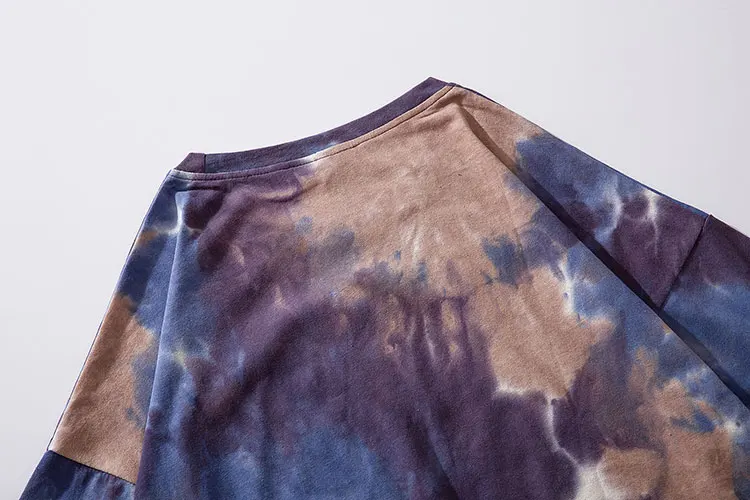 Graffiti Smile Print Tie Dye Tshirts 7
