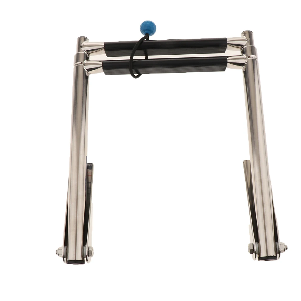 

2 Step Ladder Stainless Steel Telescoping Extendable Ladder for Marine Yacht/Swimming Pool Car Accessories