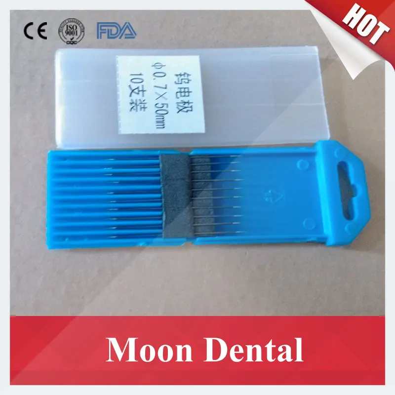 

10 Pieces of 0.7*50mm Tungsten Electrodes for Denture Jewellery Argon-arc Spot Welder in Dental Labs Free Shipping