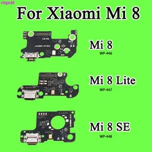 Для Xiao mi 8 mi 8 Lite mi 8 SE 8se зарядный гибкий кабель зарядная плата Зарядное устройство USB порт разъем док-станция деталь для ремонта соединителя