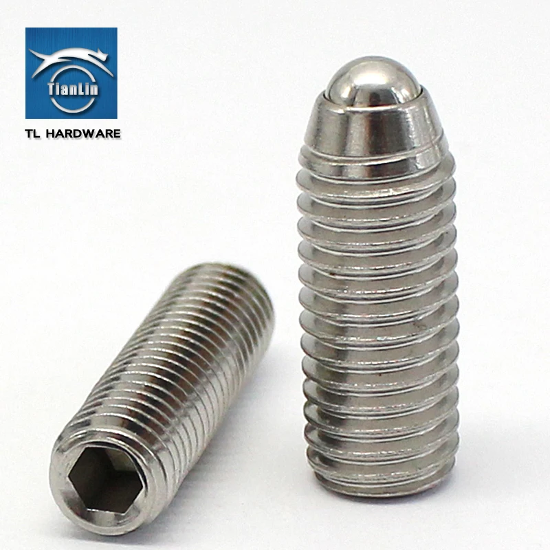 

304 stainless steel DJ screw wave wavelet bead positioning steel ball M3M4M5M6M8M10M12M16 set screw
