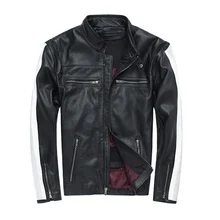 Для мужчин s сращены пальто Для мужчин Кожаная куртка черный воловьей Винтаж Кожаные куртки для Для мужчин Теплые Пальто мотоциклетная куртка