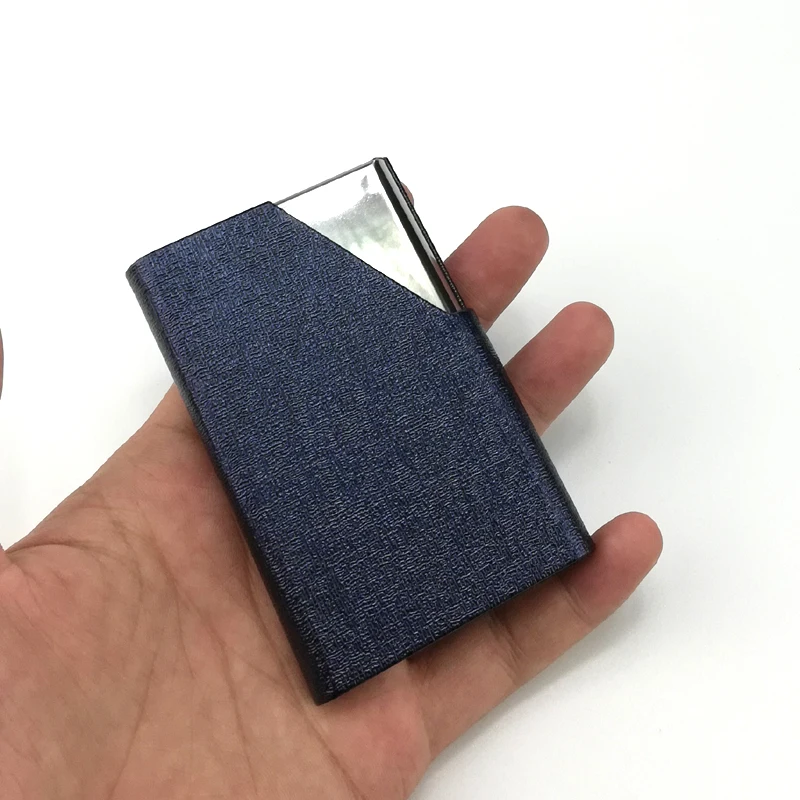 Retro Business Cardholder Visit Card Holder Oracle Grain Leather Case for Card Bank Men Namecard Holder Credit Card Holder Women (5)