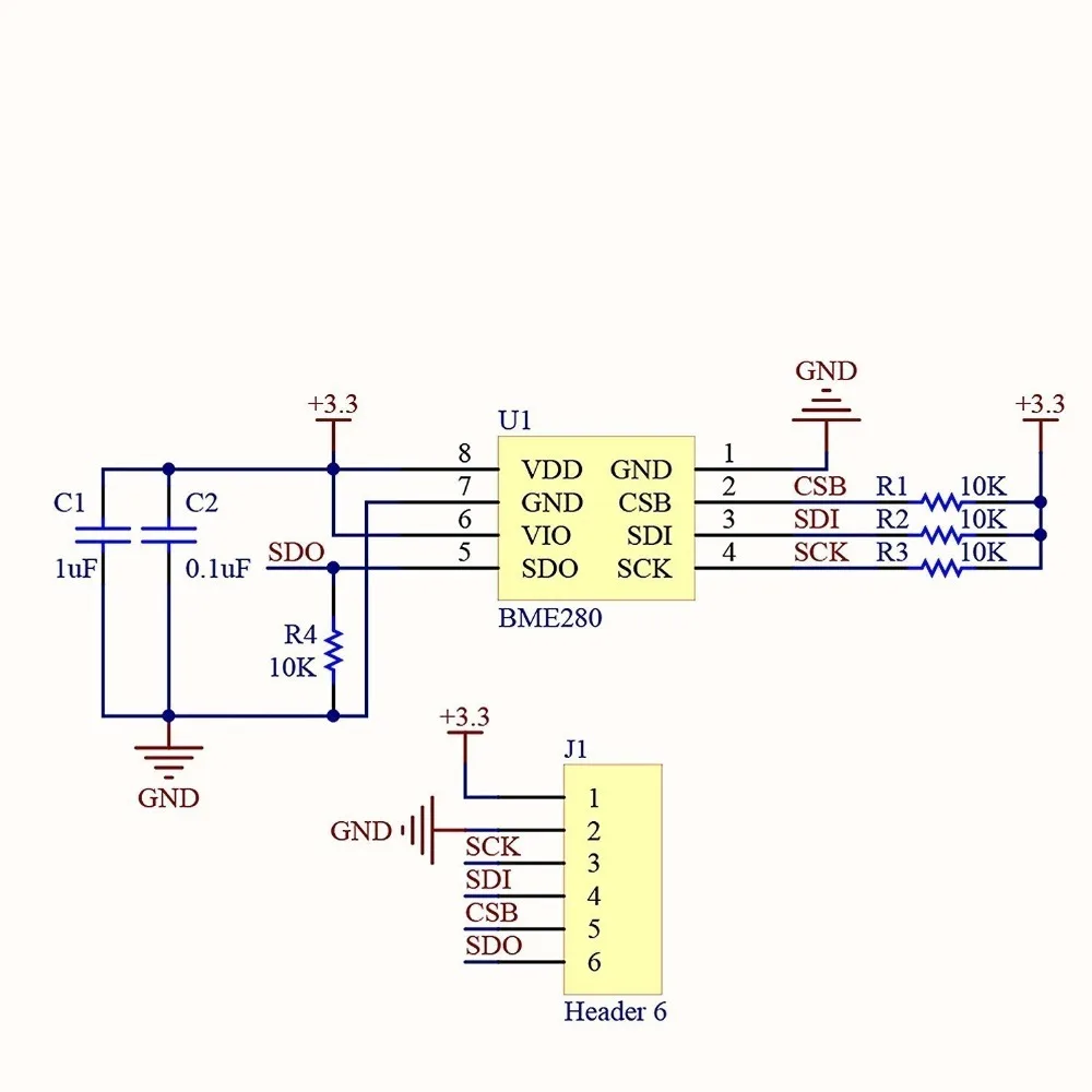 1,8-5 в GY-BME280 GY-BME280-3.3 Высокоточный высотомер атмосферного давления BME280 BMP280 модуль датчика