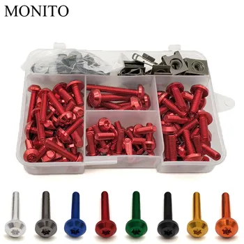 

2019 For Moto Guzzi BREVA 750 1100 GRISO MGX21 GT8V NORGE 1200 Universal Motorcycle Custom Fairing Body Bolt Screw Spring Bolts