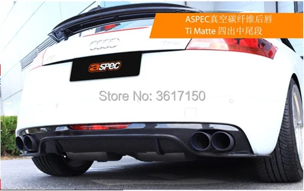 

Rear Lip Design For Audi TT TTS Of The Asp Style Carbon Fiber Material