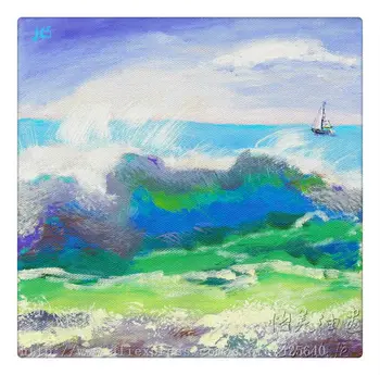 

Ocean waves oil painting Impression Seascape Oil painting seaside on canvas hight Quality Hand-painted Painting 4