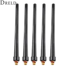 DRELD 5 шт. 41V24 TIG сварочные задние крышки(длинные) подходят для WP-9 WP-20 WP-25 TIG Сварочные горелки режущие расходные части 5pk