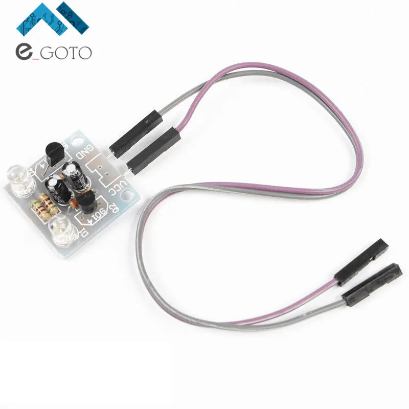 10pcs DIY Kit Simple Flash LED Light Circuit Simple flashing Leds