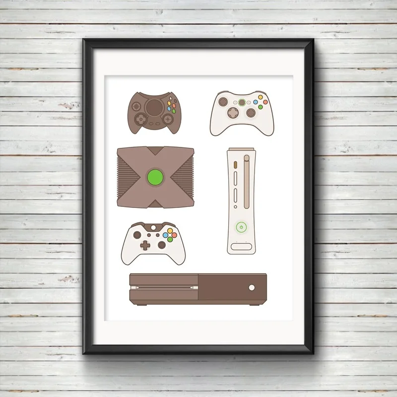 For-Xbox-Decor-Game-Controllers-Canvas-Painting-Wall-Pictures-Video-Game-Canvas-Art-Prints-And-Poster (1)