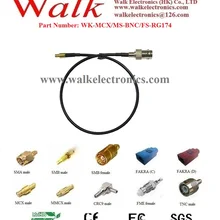 Соединительный кабель BNC, интерфейсный кабель: MCX прямой BNC female RG174 кабель