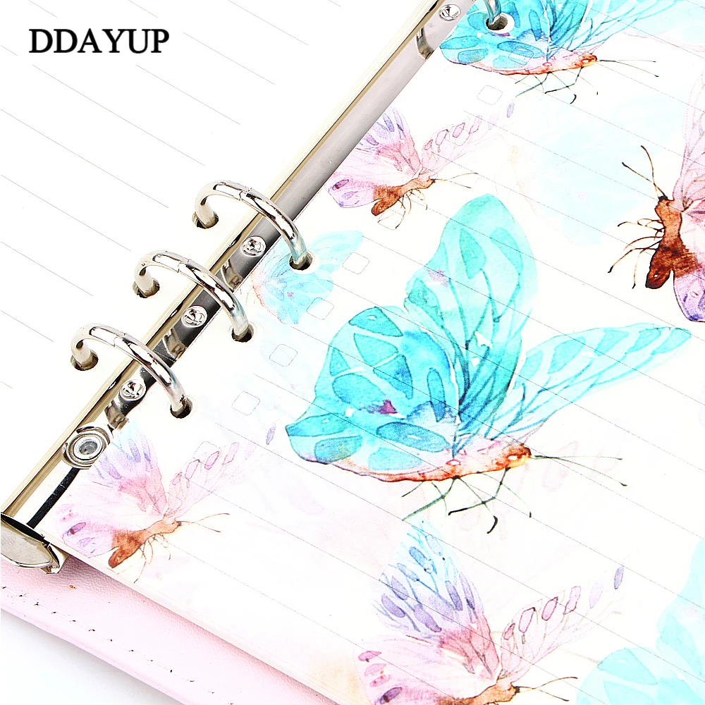 A5/A6/A7 6 Holes Colored index Page Spiral Book Loose Leaf Notebook Category Page Office Planner Accessories A5/A6/A7 6 Holes Colored index Page Spiral Book Loose Leaf Notebook Category Page Office Planner Accessories