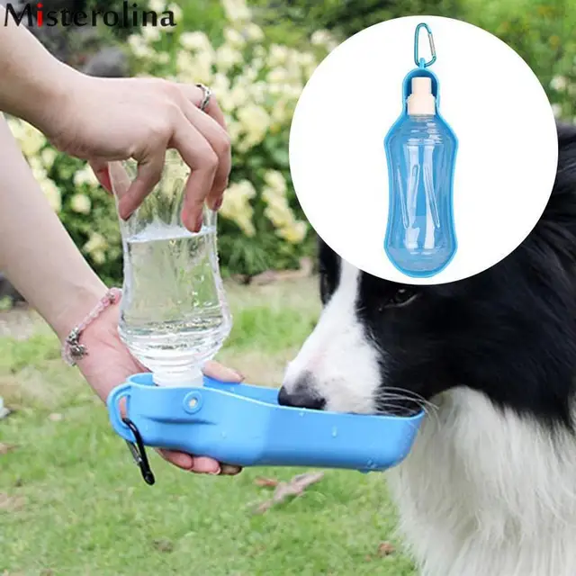 500ml 250ml Pet Dog Water Bottle Outdoor Drinking Fountain Slow 500ml 250ml Pet Dog Water Bottle Outdoor Drinking Fountain Slow Dispenser Plastic Travel