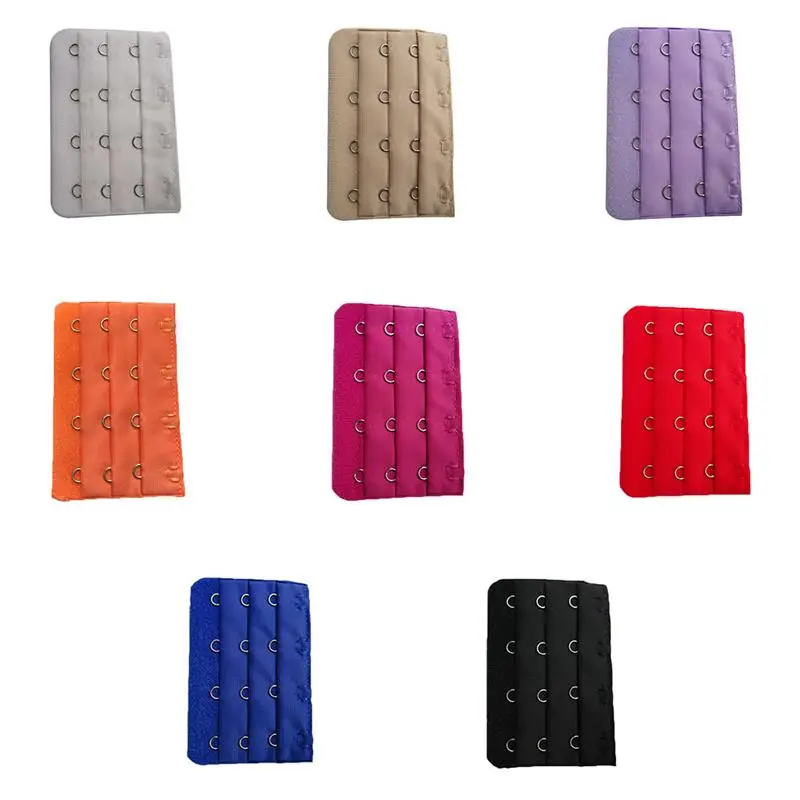 

Hot Selling Bra Extension Buckle Strap Women Ajustable Intimates Lengthened Replacement 3 Rows 4 Hooks