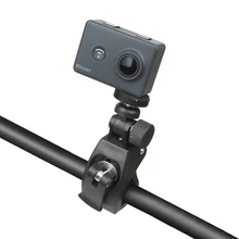 Bike Bicycle Motorcycle Handlebar Clamp Mount for Gopro Hero 5 6 4 SJCAM Eken Yi 4K Camera Holder Clip Go Pro Cycling Accessory