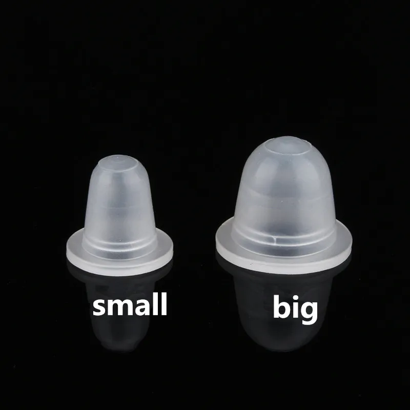 

100Pcs Disposable Tattoo Ink Cup Small&Big Size Silicone Permanent Tattoo Makeup Eyebrow Makeup Pigment Container Caps