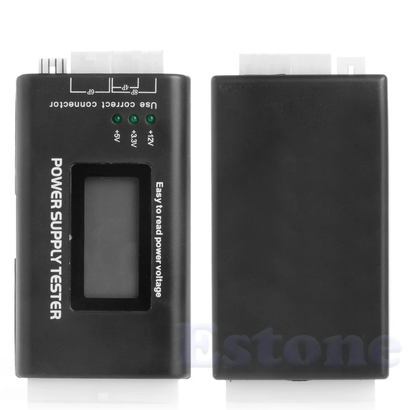 Блок питания ATX BTX ITX SATA HDD Новый ЖК-ПК компьютер 20/24 Pin 4 PSU тестер | Электроника