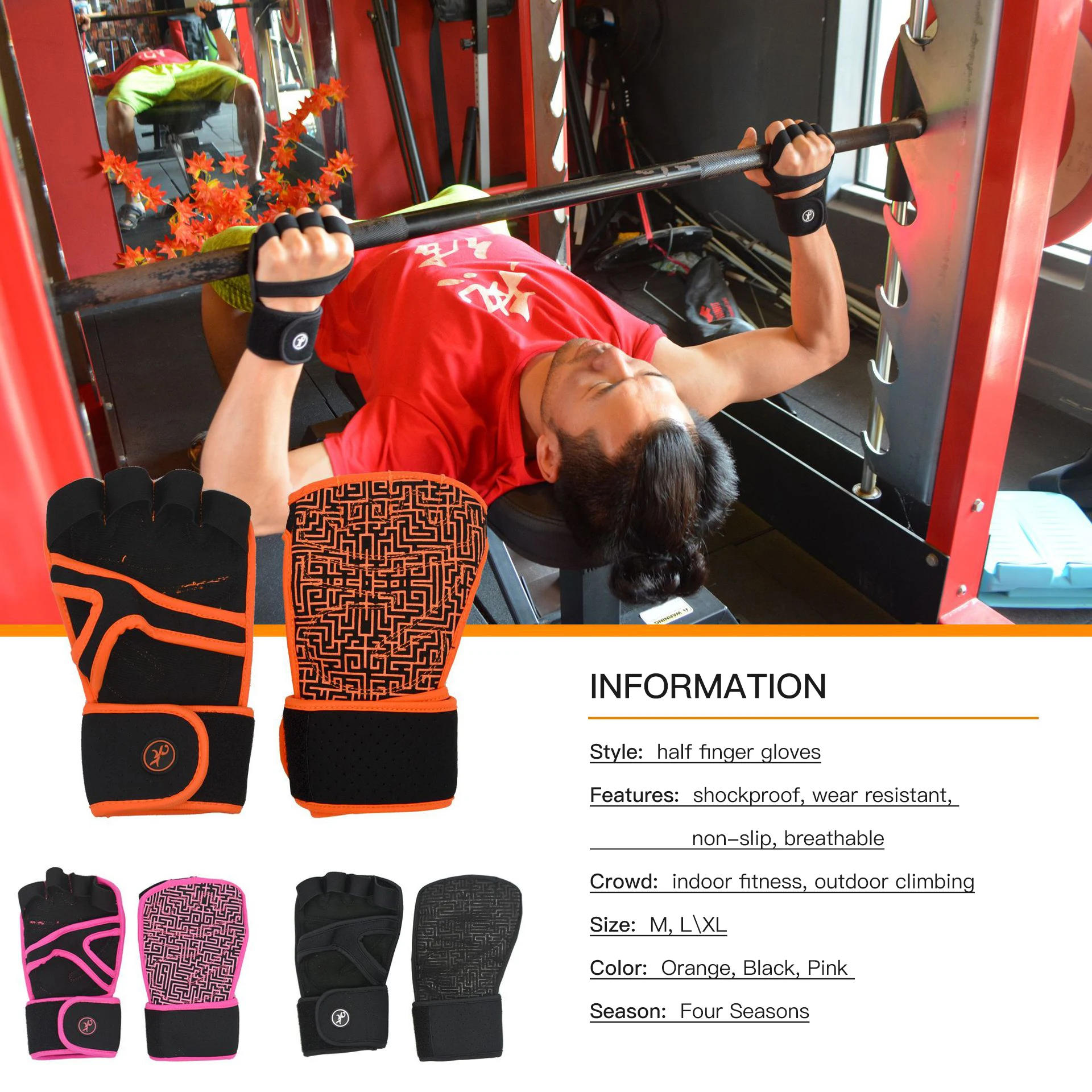 Вес тренировки с поднятием тяжестей перчатки Для женщин Для мужчин Фитнес Спорт Бодибилдинг гимнастические гантели тренажерный зал