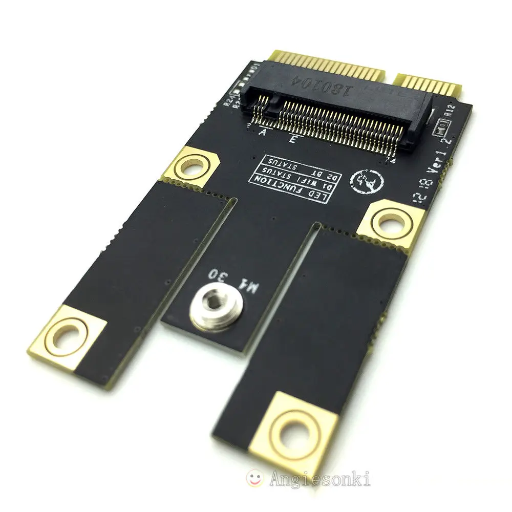 M.2(NGFF) Mini PCI-E адаптер конвертер для Intel 7260 7265 3160 8260 8265 17265 18265 9260(AC/AN/BN) NGFF WI-FI модуль