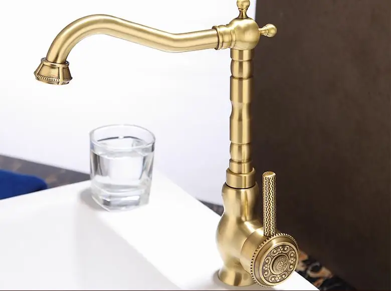 

Copper Cool and Hot Water Faucet Kitchen Faucet, Vegetable Washing Pot Faucet, Upper Pot Faucet free shipping