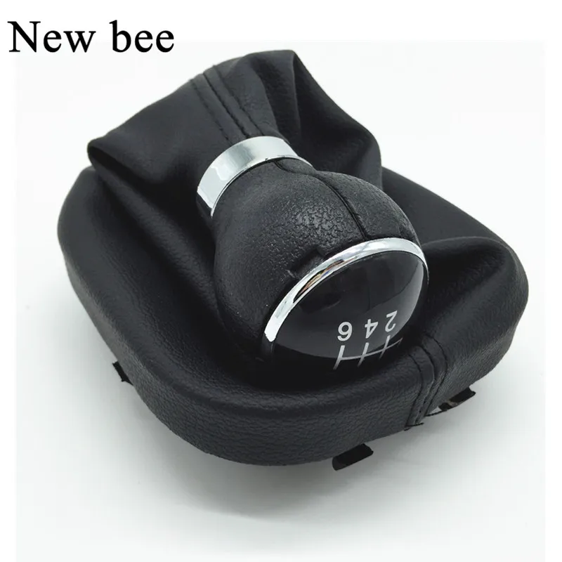 

Newbee 5 / 6 Speed Car Gear Shift Knob Gear Stick PU Leather Boot For Volkswagen VW CADDY II 2 MK2 2004-2009 TOURAN 2003-2010