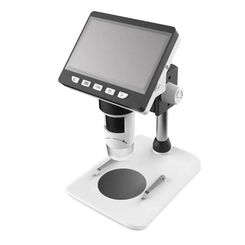 4.3" Lcd Hd 1080p Digital Microscope 50x1000x Magnification Camera