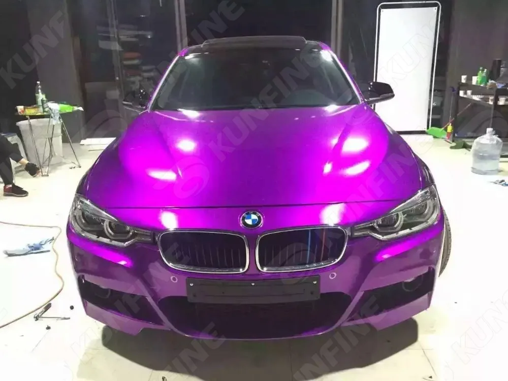 Автомобильный Стайлинг обертывание Аврора фиолетовая Автомобильная виниловая пленка стикер машина без воздушных пузырей для автомобильного мотоцикла 1,52*20 м/рулон
