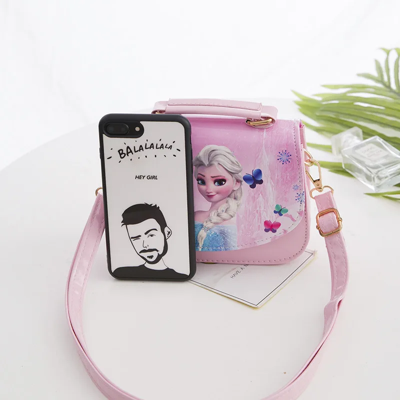 Сумка Кроссбоди из искусственной кожи для детского сада девочек принцесс