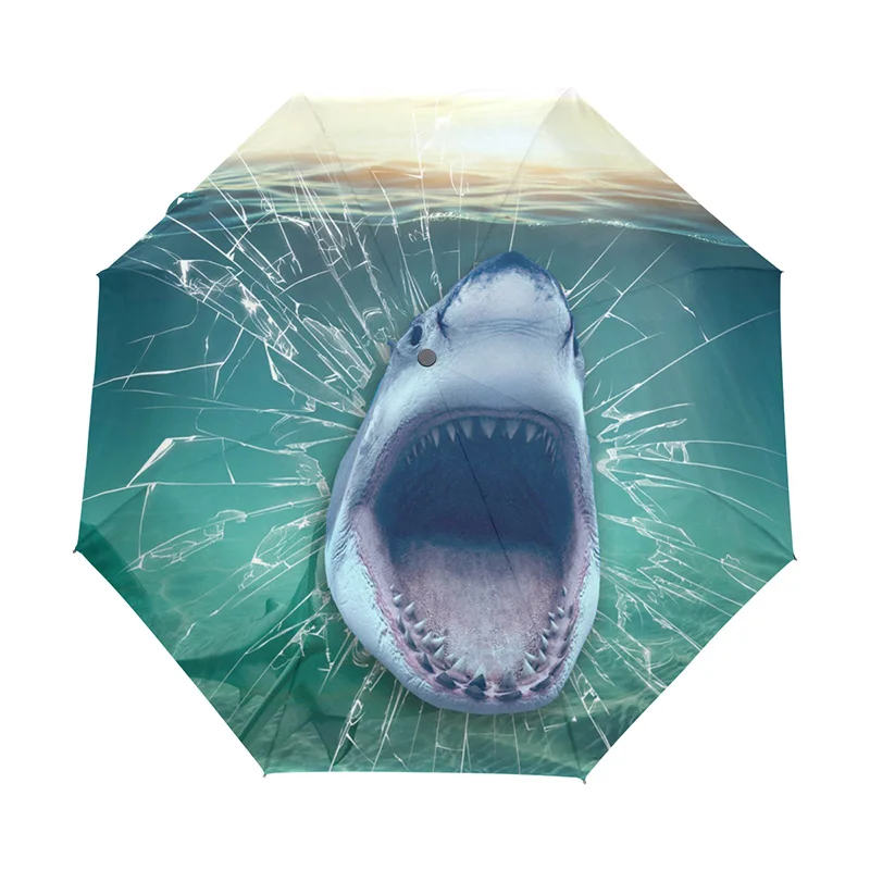 kids shark umbrella