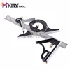 12 inch 45 degree 90 degree horizontal angle high-end multi-function combination square with round protractor set ► Photo 3/6