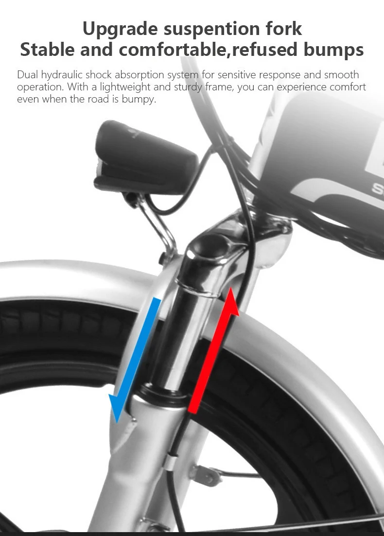 Best LOVELION Mini adult Electric Bicycle Brake Aluminum Alloy Smart Folding Electric Bike EU Plug BATTERY ebike 16