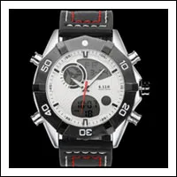 Мужские s Top новые 6,11 брендовые квадратные нержавеющей стали светодиодный спортивные часы мужские 30 м водостойкие цифровые наручные часы