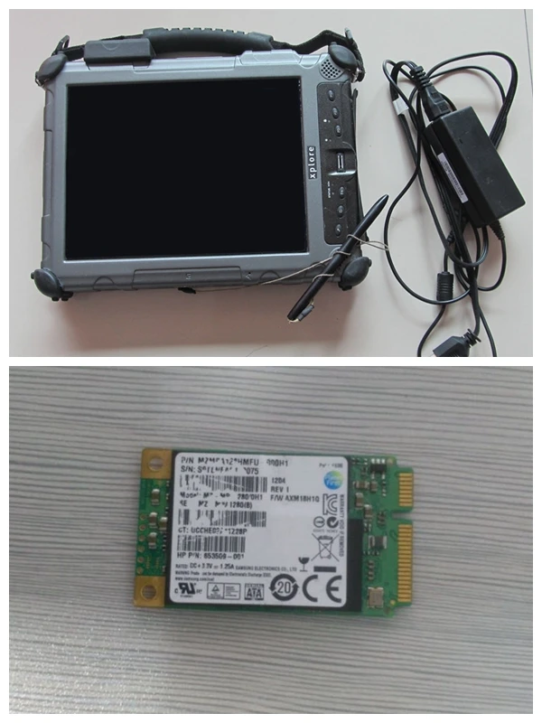 Xplore iX104 c5 i7,4g Tablet PC with mb star sd c5 diagnostic software