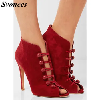 

British Gigi Fashion Ankle Boots 2019 Autumn Bronze Silver Mirror Leather Chunky High Heel Booties Lace Up Martins Boot Big Size