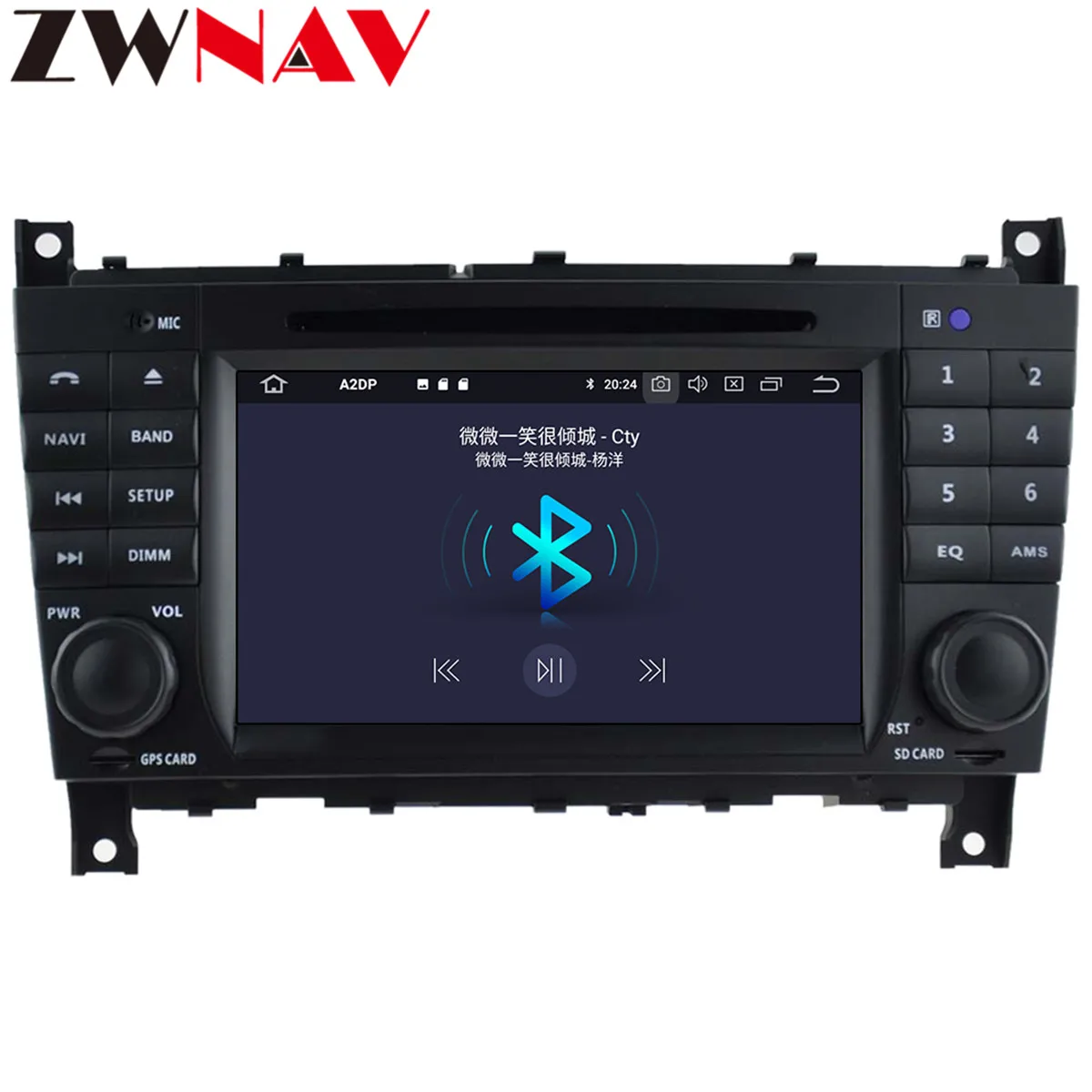 Автомобильный DVD плеер 4 + 64 7 дюймов Android 9 0 gps навигация для Mercedes Benz Φ GPS