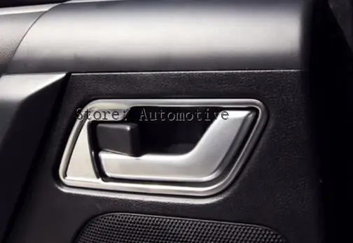 Хромированная внутренняя ручка двери отделка рамка украшение для Land Rover freelander 2 2008- Автомобиль Стайлинг 4 шт