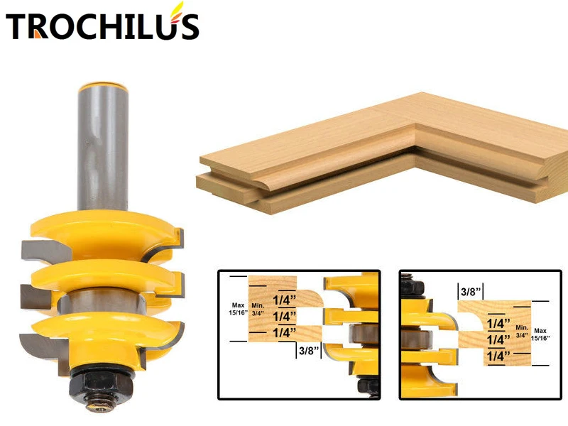 1/2-inch cnc router bits Woodworking Tools Carbide Wood Cutters/ end mill metal cutter tools milling | Инструменты