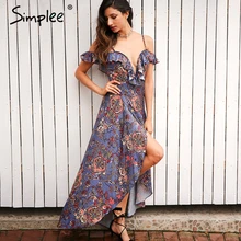 Simplee Vintage font b boho b font font b beach b font summer font b dress