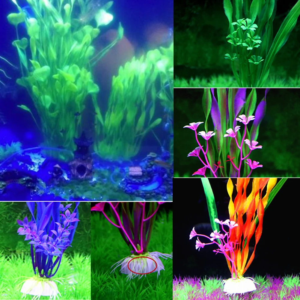 

Fashion 31cm Height Fashion Modern Fantasy Simulation Aquatic Plants For Aquarium Landscaping Fish Tank Decoration