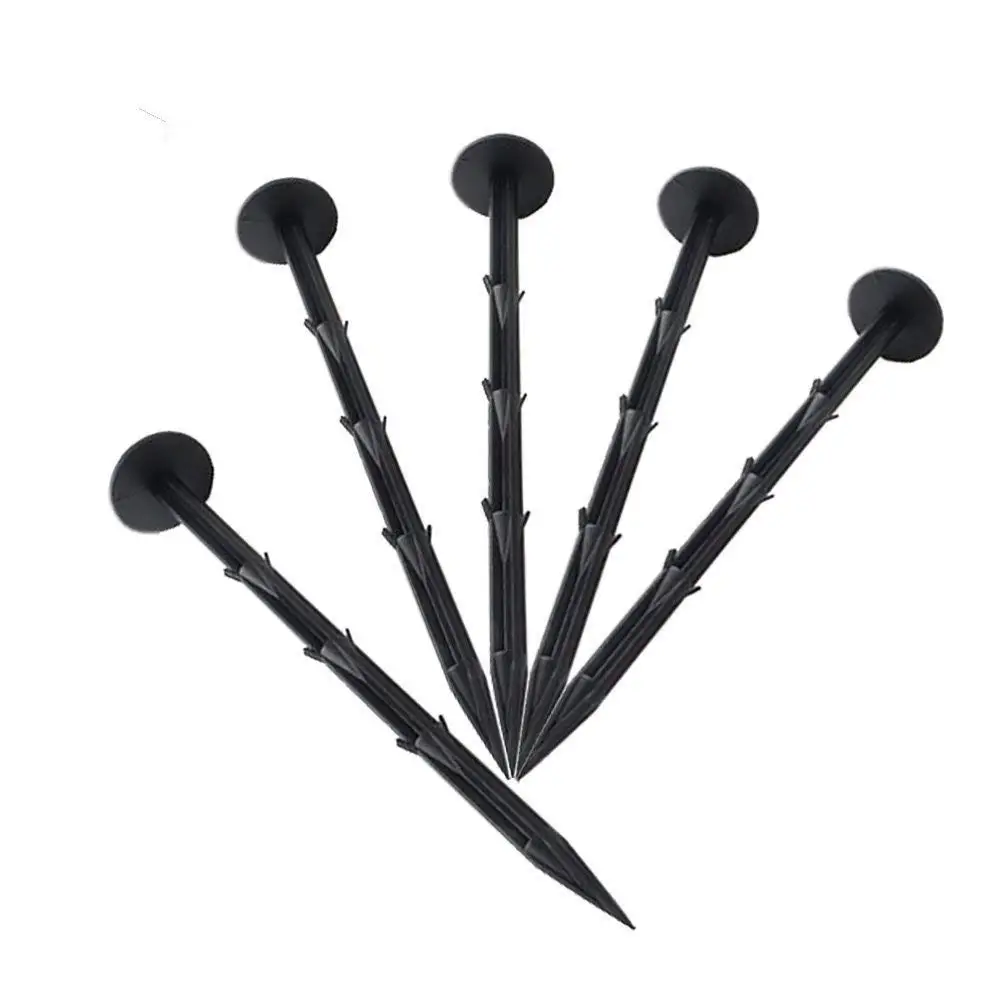 

Saim 30/60/100pcs 8" Plastic Garden Stakes Anchors for Holding Down Tents Rustproof Landscape Anchoring Spikes Holding Stakes