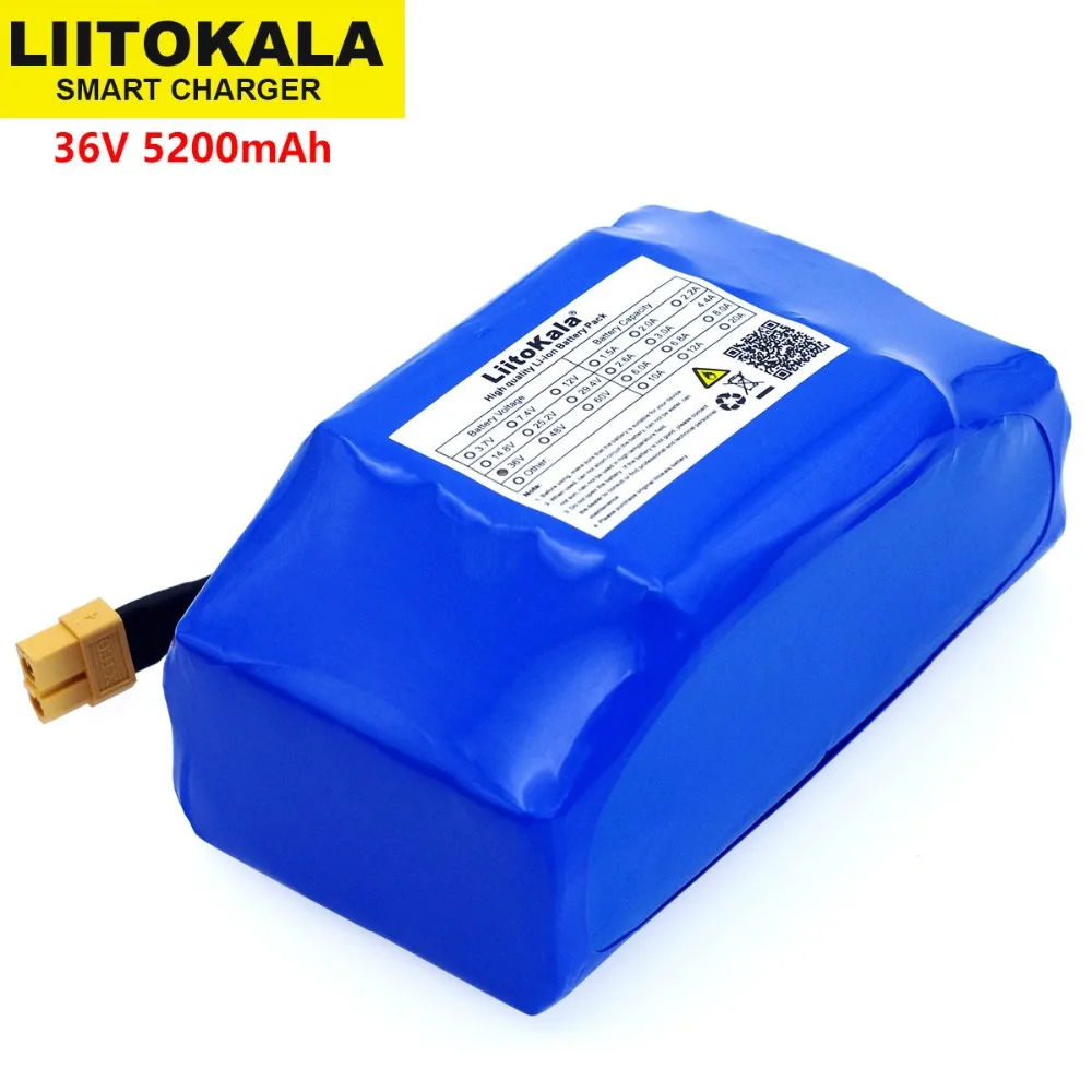 36V 5.2Ah 5200mAh high drain 2 wheel electric scooter self balancing