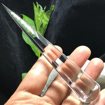 

4.8" Clear Natural QUARTZ CRYSTAL 8 Sided DISINTEGRATOR Healing 47g