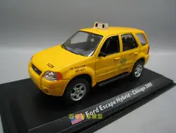 LEO 1/43 масштабная модель автомобиля игрушки FORD ESCAPE HYBRID Chicago 2005 такси автомобиль из литого металла модель игрушка для коллекции, подарок, дети