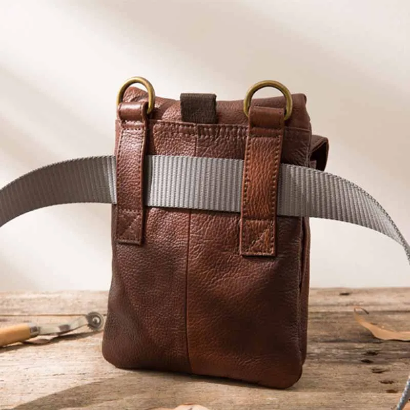 AETOO Original retro first layer cowhide multi-function bag tide men's bag men's pockets Messenger bag shoulder bag leather cowh