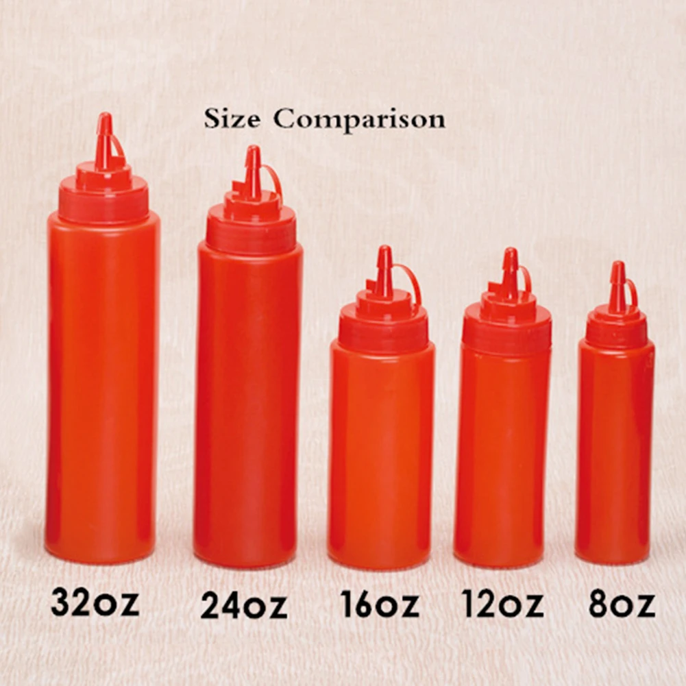 Различные Размеры пластиковая бутылка-пульверизатор приправа соус, уксус Диспенсер для кетчупа масло бутылки соуса бутылка с диспенсером гаджеты