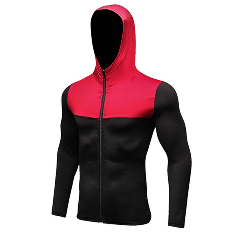 Куртка мужская компрессионная с длинным рукавом спортивная одежда для бега